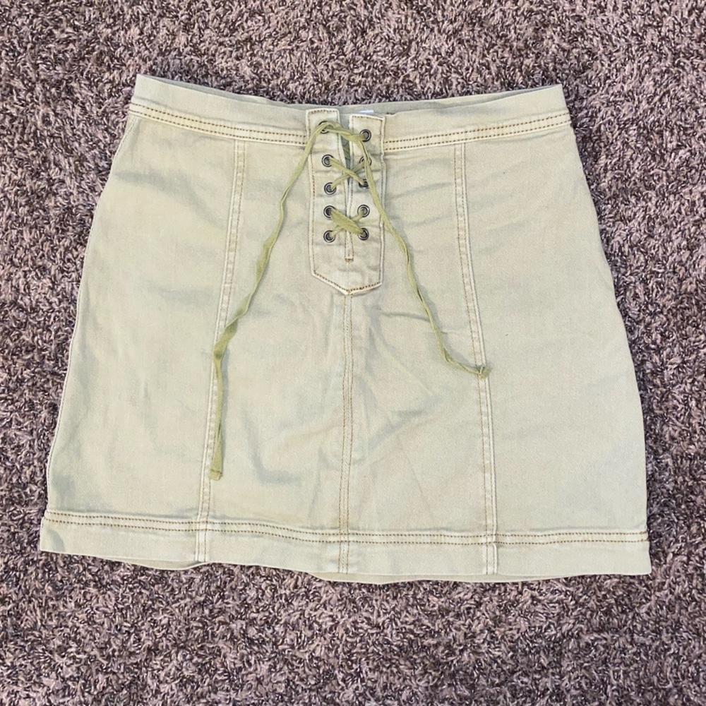 Others Follow Yellow/Mustard Mini skirt